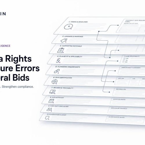 10 Data Rights Disclosure Errors in Federal Bids